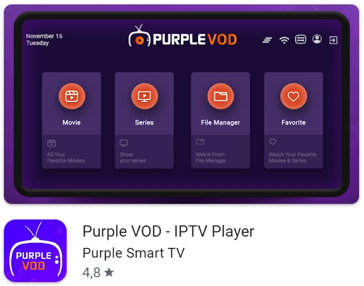 Purple TV, PurpleTV, PurpleIPTV, Purple IPTV,