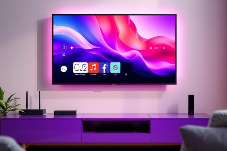 purple smart tv